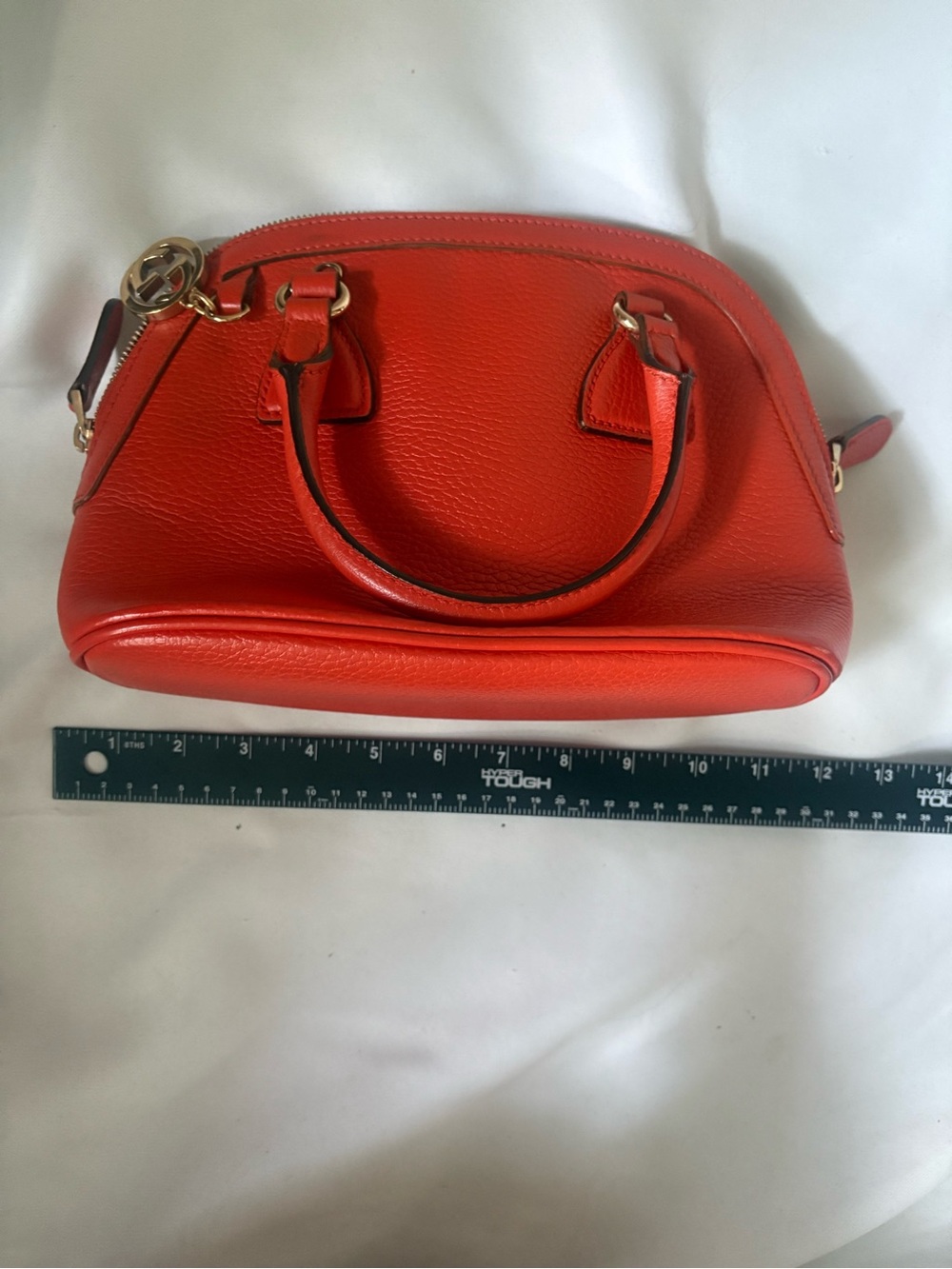 Gucci GG Charm Dome Satchel - vintage Gucci mini bag - authenticated - Picture 15 of 17